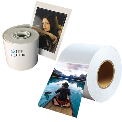 আরসি ইঙ্কজেট প্রিন্টিং 240g 4 5 6 8 10 12 ইঞ্চি গ্লোসি মিনিল্যাব ফটো পেপার রোল