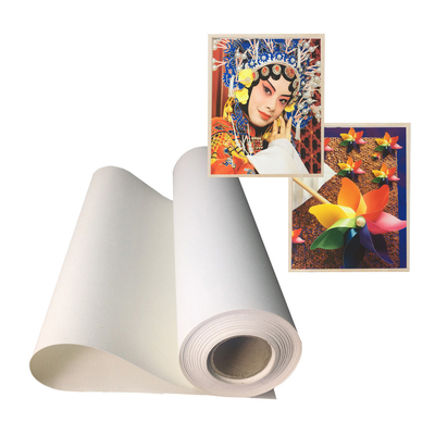 জলীয় বড় ফর্ম্যাট পলিস্টার ক্যানভাস রোলস ম্যাট ফিনিস ইনকজেট প্রিন্টিং