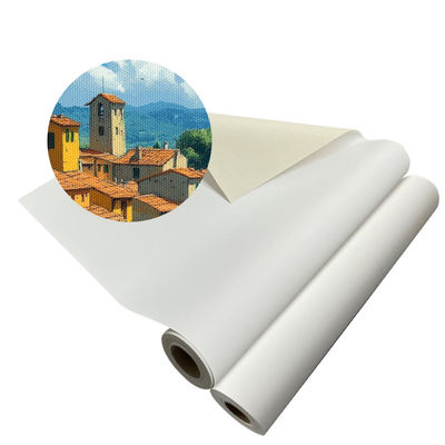 প্রিন্টযোগ্য ওয়াটারপ্রুফ 220gsm পলিস্টার ক্যানভাস রোলস গিকলি আর্ট প্রিন্টিংয়ের জন্য