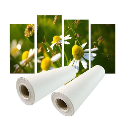 রঙ্গক মুদ্রণ 280gsm পলিস্টার ক্যানভাস রোল
