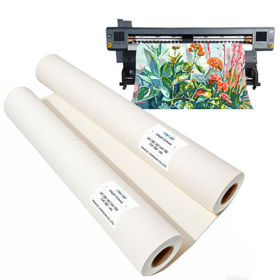 পিগমেন্ট ডায় ইনক প্রিন্টারের জন্য 280gsm গ্লোসি পলিস্টার ক্যানভাস রোলস